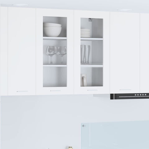 vidaXL Hanging cabinet Riga White 80 x 31 x 80 cm Engineered Wood