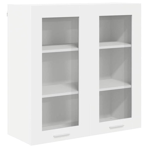 vidaXL Hanging cabinet Riga White 80 x 31 x 80 cm Engineered Wood