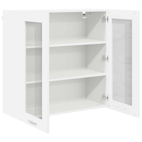 vidaXL Hanging cabinet Riga White 80 x 31 x 80 cm Engineered Wood