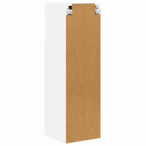 vidaXL Hanging cabinet Riga White 30 x 31 x 100 cm Engineered Wood