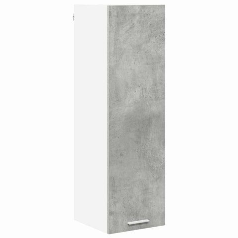 vidaXL Hanging cabinet with Shelf Riga Concrete Grey 30 x 31 x 100 cm