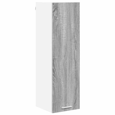 vidaXL Hanging cabinet with Shelf Riga Grey Sonoma 30 x 31 x 100 cm