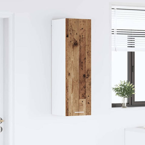 vidaXL Hanging cabinet Riga Old Wood 30 x 31 x 100 cm Engineered Wood