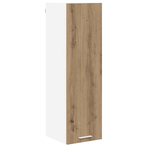 vidaXL Hanging cabinet with Shelf Riga Artisan Oak 30 x 31 x 100 cm