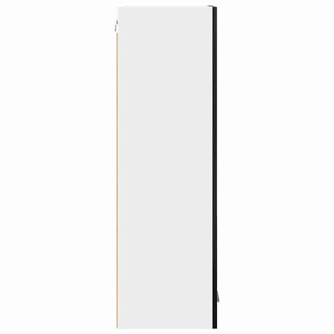 vidaXL Hanging cabinet Riga Black Oak 40 x 31 x 100 cm Engineered Wood