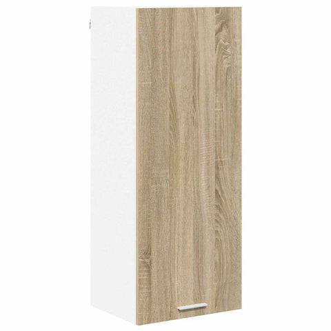 vidaXL Hanging cabinet with Shelf Riga Sonoma Oak 40 x 31 x 100 cm