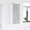 vidaXL Hanging cabinet with Shelf Riga Concrete Grey 40 x 31 x 100 cm