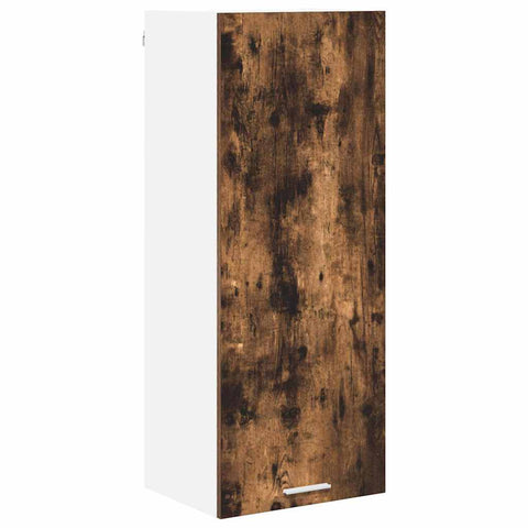 vidaXL Hanging cabinet with Shelf Riga Smoked Oak 40 x 31 x 100 cm