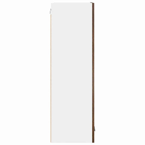 vidaXL Hanging cabinet with Shelf Riga Smoked Oak 40 x 31 x 100 cm