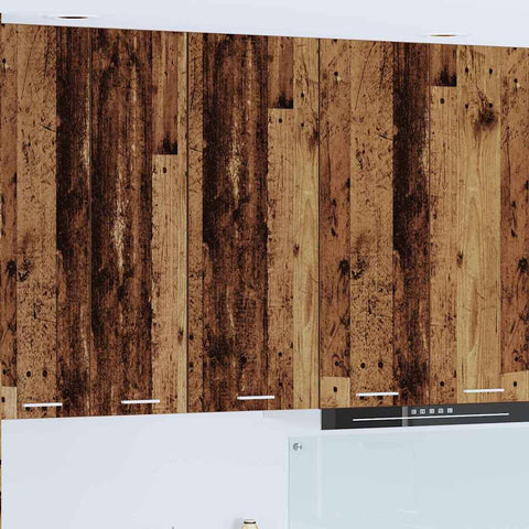 vidaXL Hanging cabinet Riga Old Wood 40 x 31 x 100 cm Engineered Wood