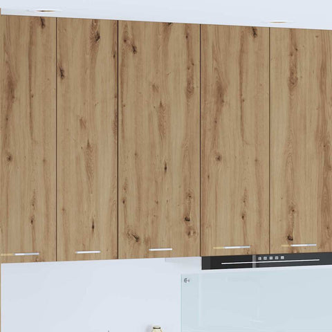 vidaXL Hanging cabinet with Shelf Riga Artisan Oak 40 x 31 x 100 cm