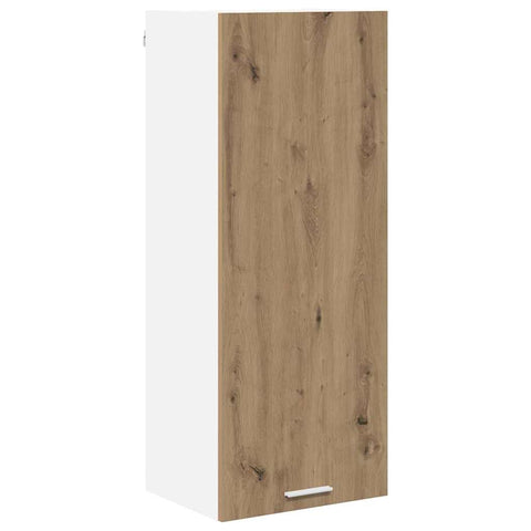 vidaXL Hanging cabinet with Shelf Riga Artisan Oak 40 x 31 x 100 cm
