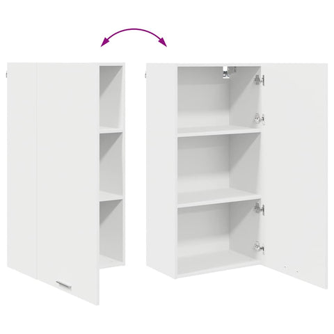 vidaXL Hanging cabinet Riga White 50 x 31 x 100 cm Engineered Wood
