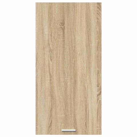 vidaXL Hanging cabinet Riga Sonoma Oak and White 50 x 31 x 100 cm