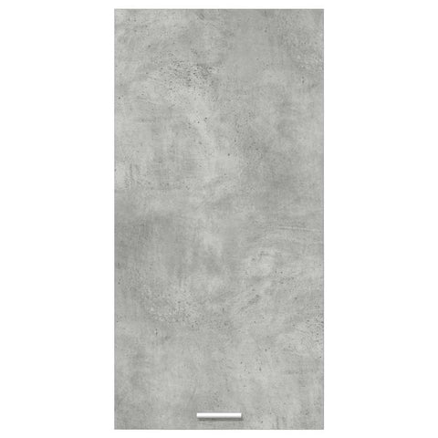 vidaXL Hanging cabinet Riga Concrete Grey and White 50 x 31 x 100 cm