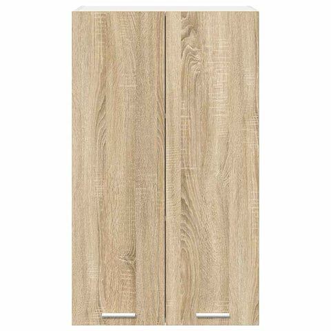 vidaXL Hanging cabinet with Shelf Riga Sonoma Oak 60 x 31 x 100 cm