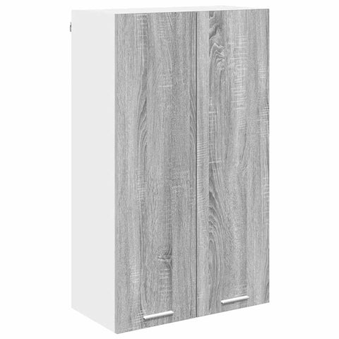 vidaXL Hanging cabinet with Shelf Riga Grey Sonoma 60 x 31 x 100 cm