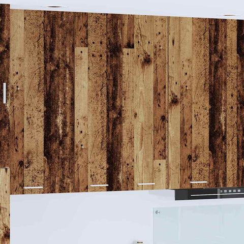 vidaXL Hanging cabinet Riga Old Wood 60 x 31 x 100 cm Engineered Wood