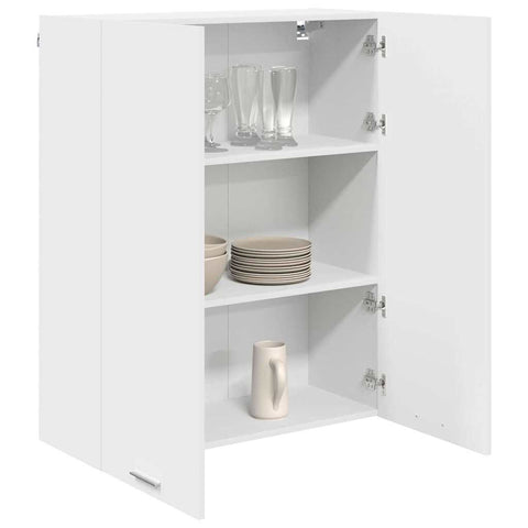 vidaXL Hanging cabinet Riga White 80 x 31 x 100 cm Engineered Wood