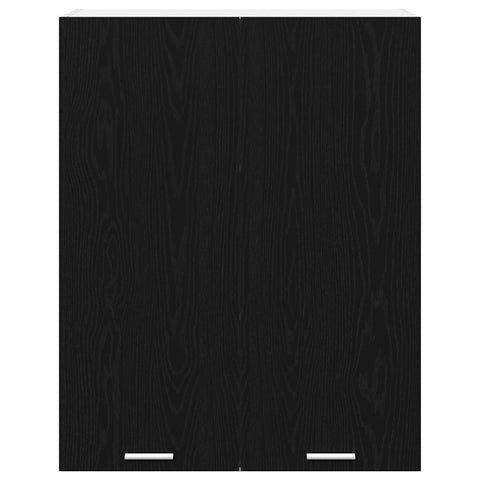 vidaXL Hanging cabinet Riga Black Oak 80 x 31 x 100 cm Engineered Wood
