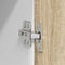 vidaXL Hanging cabinet with Shelf Riga Sonoma Oak 80 x 31 x 100 cm