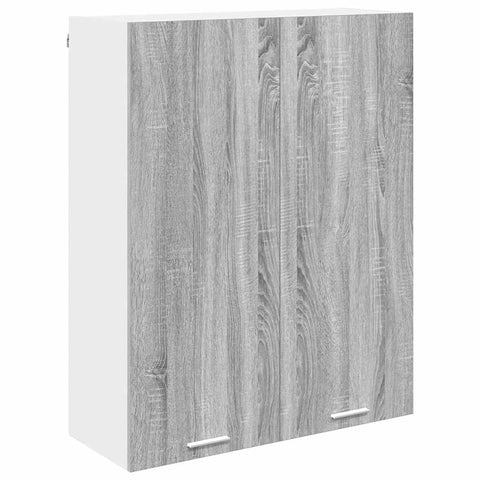 vidaXL Hanging cabinet with Shelf Riga Grey Sonoma 80 x 31 x 100 cm