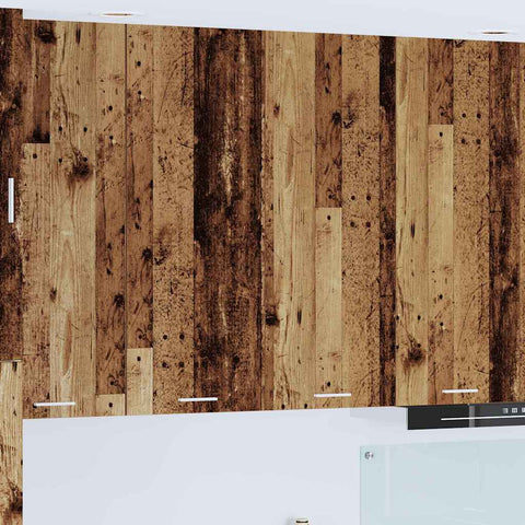 vidaXL Hanging cabinet Riga Old Wood 80 x 31 x 100 cm Engineered Wood