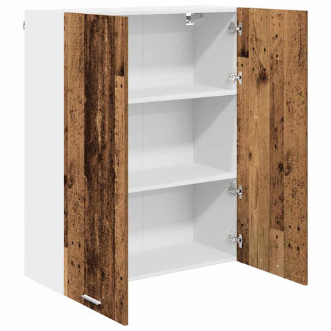 vidaXL Hanging cabinet Riga Old Wood 80 x 31 x 100 cm Engineered Wood