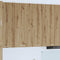 vidaXL Hanging cabinet with Shelf Riga Artisan Oak 80 x 31 x 100 cm