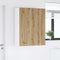 vidaXL Hanging cabinet with Shelf Riga Artisan Oak 80 x 31 x 100 cm