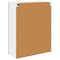 vidaXL Hanging cabinet with Shelf Riga Artisan Oak 80 x 31 x 100 cm