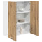 vidaXL Hanging cabinet with Shelf Riga Artisan Oak 80 x 31 x 100 cm