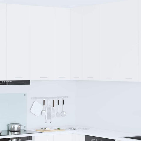 vidaXL Hanging cabinet Riga White 57 x 57 x 100 cm Engineered Wood