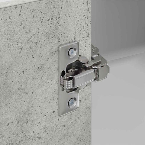 vidaXL Hanging cabinet Riga Concrete Grey and White 57 x 57 x 100 cm