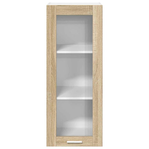 vidaXL Hanging cabinet with Shelf Riga Sonoma Oak 40 x 31 x 100 cm