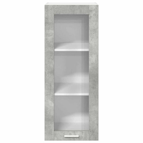 vidaXL Hanging cabinet with Shelf Riga Concrete Grey 40 x 31 x 100 cm