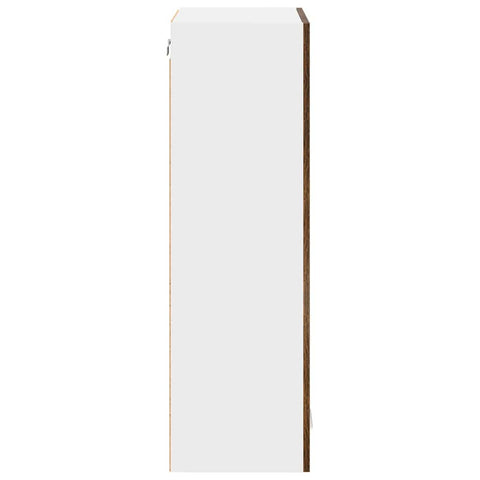 vidaXL Hanging cabinet with Shelf Riga Smoked Oak 40 x 31 x 100 cm