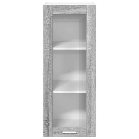 vidaXL Hanging cabinet with Shelf Riga Grey Sonoma 40 x 31 x 100 cm