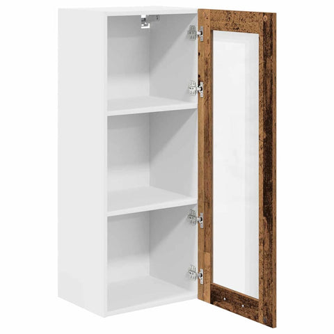 vidaXL Hanging cabinet Riga Old Wood 40 x 31 x 100 cm Engineered Wood