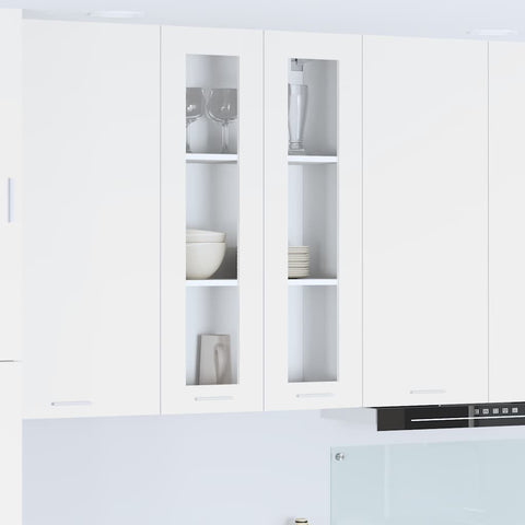 vidaXL Hanging cabinet Riga White 60 x 31 x 100 cm Engineered Wood