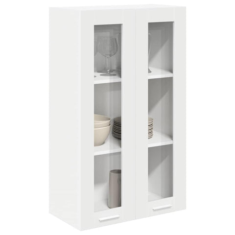 vidaXL Hanging cabinet Riga White 60 x 31 x 100 cm Engineered Wood