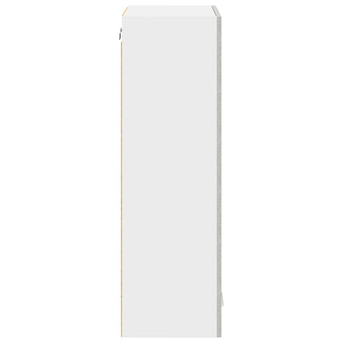 vidaXL Hanging cabinet with Shelf Riga Concrete Grey 60 x 31 x 100 cm