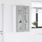 vidaXL Hanging cabinet with Shelf Riga Grey Sonoma 60 x 31 x 100 cm