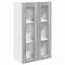 vidaXL Hanging cabinet with Shelf Riga Grey Sonoma 60 x 31 x 100 cm