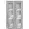 vidaXL Hanging cabinet with Shelf Riga Grey Sonoma 60 x 31 x 100 cm