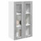 vidaXL Hanging cabinet with Shelf Riga Grey Sonoma 60 x 31 x 100 cm