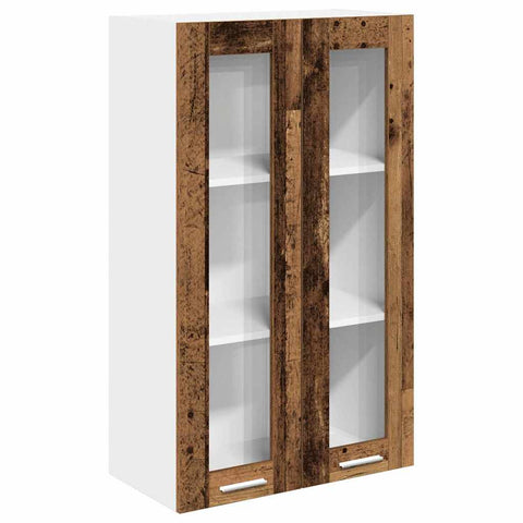 vidaXL Hanging cabinet Riga Old Wood 60 x 31 x 100 cm Engineered Wood