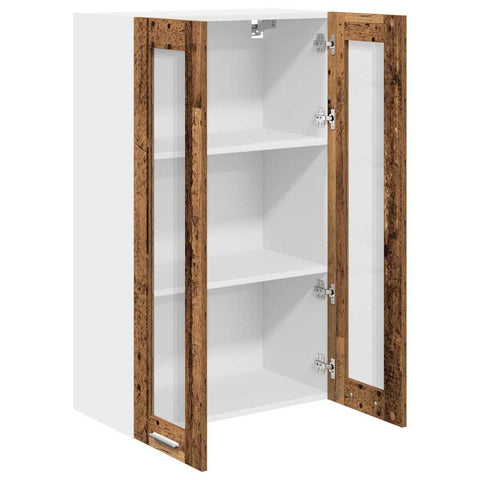 vidaXL Hanging cabinet Riga Old Wood 60 x 31 x 100 cm Engineered Wood