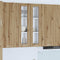 vidaXL Hanging cabinet with Shelf Riga Artisan Oak 60 x 31 x 100 cm