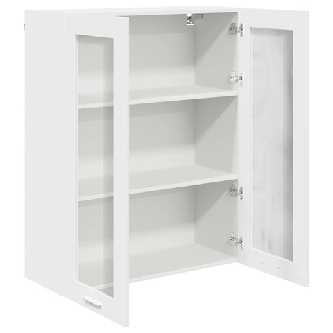 vidaXL Hanging cabinet Riga White 80 x 31 x 100 cm Engineered Wood